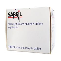 Сабрил (Вигабатрин) таблетки 500мг №100 (100 таблеток) в Абакане и области фото