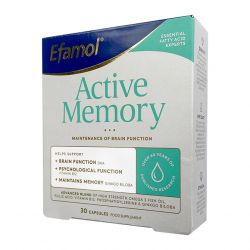 Эфамол Брейн Мемори Актив / Efamol Brain Active Memory капсулы №30 в Абакане и области фото