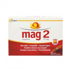 Маг 2, Mag 2, Магний 122мг ампулы для питья б/сахара №30 в Абакане и области фото